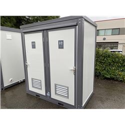 BRAND NEW MOBILE PORTABLE DOUBLE TOILET WITH TOILET & SINK