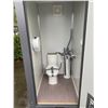 Image 3 : BRAND NEW MOBILE PORTABLE DOUBLE TOILET WITH TOILET & SINK