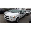 Image 1 : 2006 CHEVROLET UPLANDER, 5DR VAN, WHITE, VIN # 1GNDV13178D180943