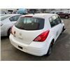 Image 2 : 2011 NISSAN VERSA, 4DR HATCHBACK, WHITE, VIN#3N1BC1CP3BL467095