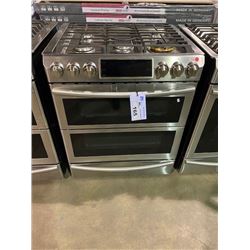 SAMSUNG STAINLESS STEEL  CHEF COLLECTION 5 BURNER RANGE WITH SELF CLEAN & CONVECTION &  WARMING