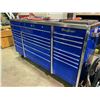 Image 1 : BLUE SNAP-ON  20 DRAWER MOBILE TOOL CABINET WITH STAINLESS TOP WITH TOOL CONTENTS
