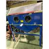 Image 1 : BLUE 48"W  X  24"D X 60"H ABRASIVE CABINET ON LEGS
