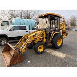 2005 JOHN DEERE 110A  BACKHOE, YELLOW, DIESEL, VIN # LV0110T410097