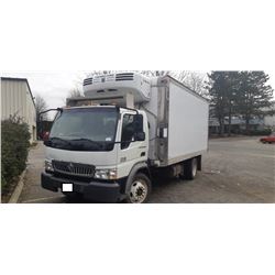 2008 INTERNATIONAL CF 500 BOX TRUCK, WHITE, VIN # 3HAJEAVH28L633457