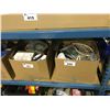 Image 2 : SHELF LOT OF 8 BOXES OF COTTON ROLLS AND BINS AND FITTINGS