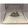 Image 1 : LADIES 19K WHITE GOLD RING CONTAINING 16 DIAMONDS - APPRAISED VALUE $8960.00