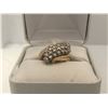 Image 1 : LADIES 14K WHITE & YELLOW GOLD RING CONTAINING 21 DIAMONDS - APPRAISED VALUE $8725.00