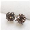 Image 1 : 14K DIAMOND (1.35CT) EARRINGS