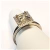Image 2 : 14K COLOR CHANGING SULTANITE (1.15CT) DIAMOND (0.1CT) RING