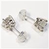Image 2 : 14K DIAMOND (0.98CT) EARRINGS