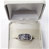 Image 2 : SILVER TANZANITE (1CT) RING