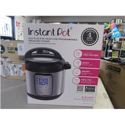 INSTANT POT DUO PLUS 9-IN-1 MULTI-USE PROGRAMMABLE (8 QUART) PRESSURE COOKER