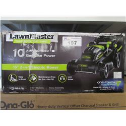 LAWNMASTER 10 AMP 15" 2-IN-1 ELECTRIC MOWER