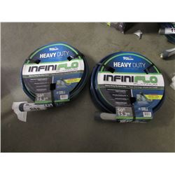 2 RAY PADULA HEAVY DUTY INFINIFLO PLATINUM 50' NO-KINK HOSES