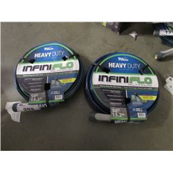 2 RAY PADULA HEAVY DUTY INFINIFLO PLATINUM 50' NO-KINK HOSES