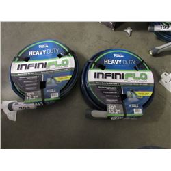 2 RAY PADULA HEAVY DUTY INFINIFLO PLATINUM 50' NO-KINK HOSES