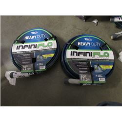 2 RAY PADULA HEAVY DUTY INFINIFLO PLATINUM 50' NO-KINK HOSES