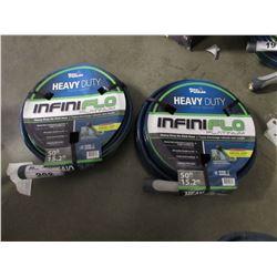 2 RAY PADULA HEAVY DUTY INFINIFLO PLATINUM 50' NO-KINK HOSES