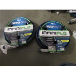 2 RAY PADULA HEAVY DUTY INFINIFLO PLATINUM 50' NO-KINK HOSES