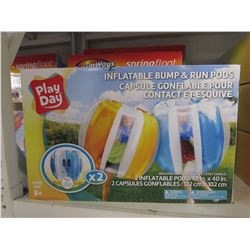 PLAYDAY INFLATABLE BUMP & RUN POD CAPSULES