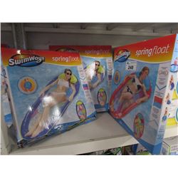 3 ASSORTED SWIMWAYS SPRING FLOATS