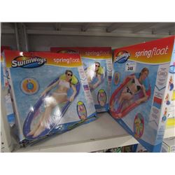 3 ASSORTED SWIMWAYS SPRING FLOATS