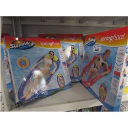 3 ASSORTED SWIMWAYS SPRING FLOATS