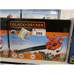 BLACK & DECKER CORDED 3-IN-1 BLOWER/VAC/MULCHER