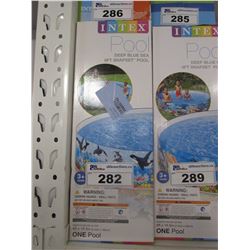 INTEX 8' X 1' 6  DEEP BLUE SEA SNAPSET POOL