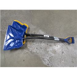 LARGE YELLOW SNOW SHOVEL & 2 MEDIUM BLOW SNOW SHOVELS