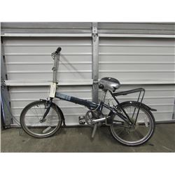 GREY FOLD UP BIKE