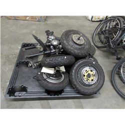 LOT ASSORTED SCOOTER TIRES