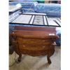 Image 1 : ANTIQUE WOODEN DRESSER WITH EXTRAVAGANT DETAILS