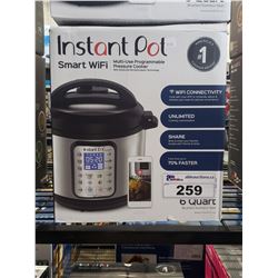 INSTANT POT SMART WIFI MULTI USE PROGRAMMABLE PRESSURE COOKER 6 QUART