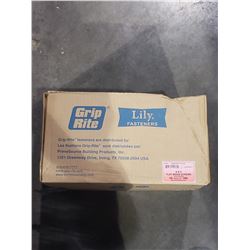 BOX OF GRIP RITE LILY FASTENERS 18 PACKS OF 100