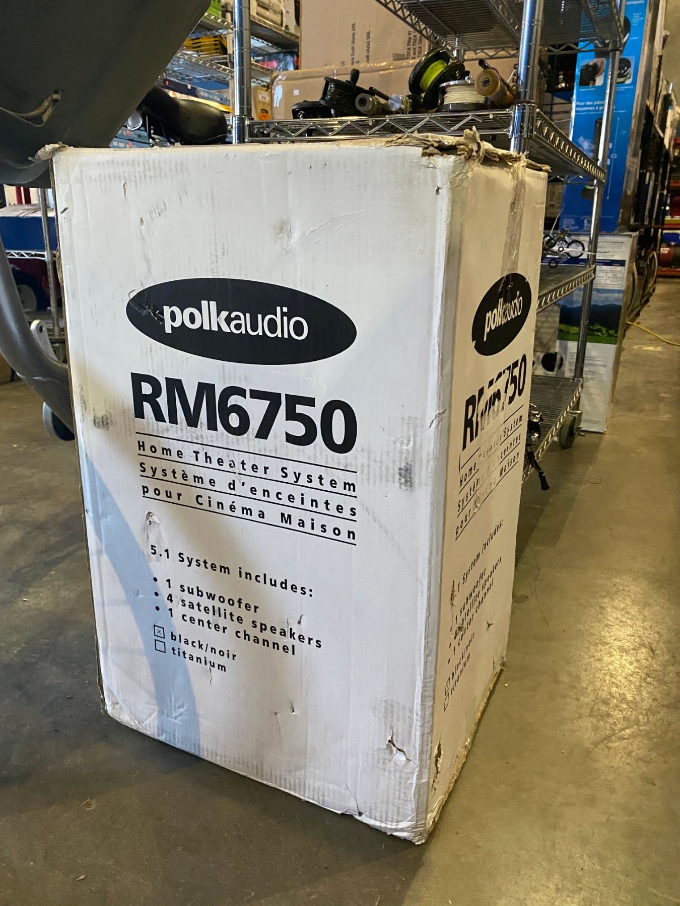 POLK AUDIO RM6750 HOME THEATER SYSTEM