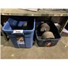 Image 1 : 2 BINS OF METAL BARBBELLS