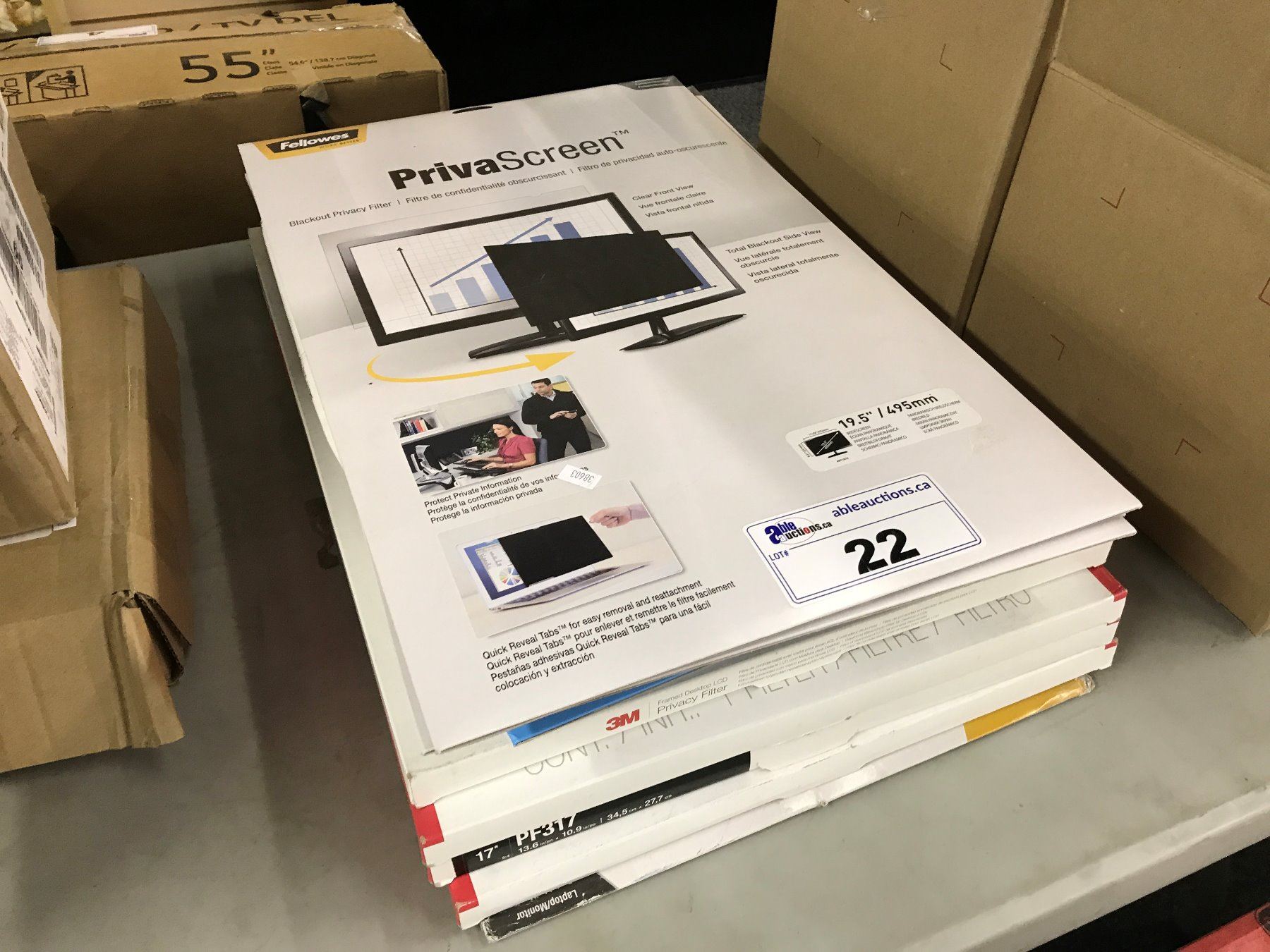 Asorted Screen LOT OF ASSORTED SCREEN PRIVACY FILTERS - Able Auctions