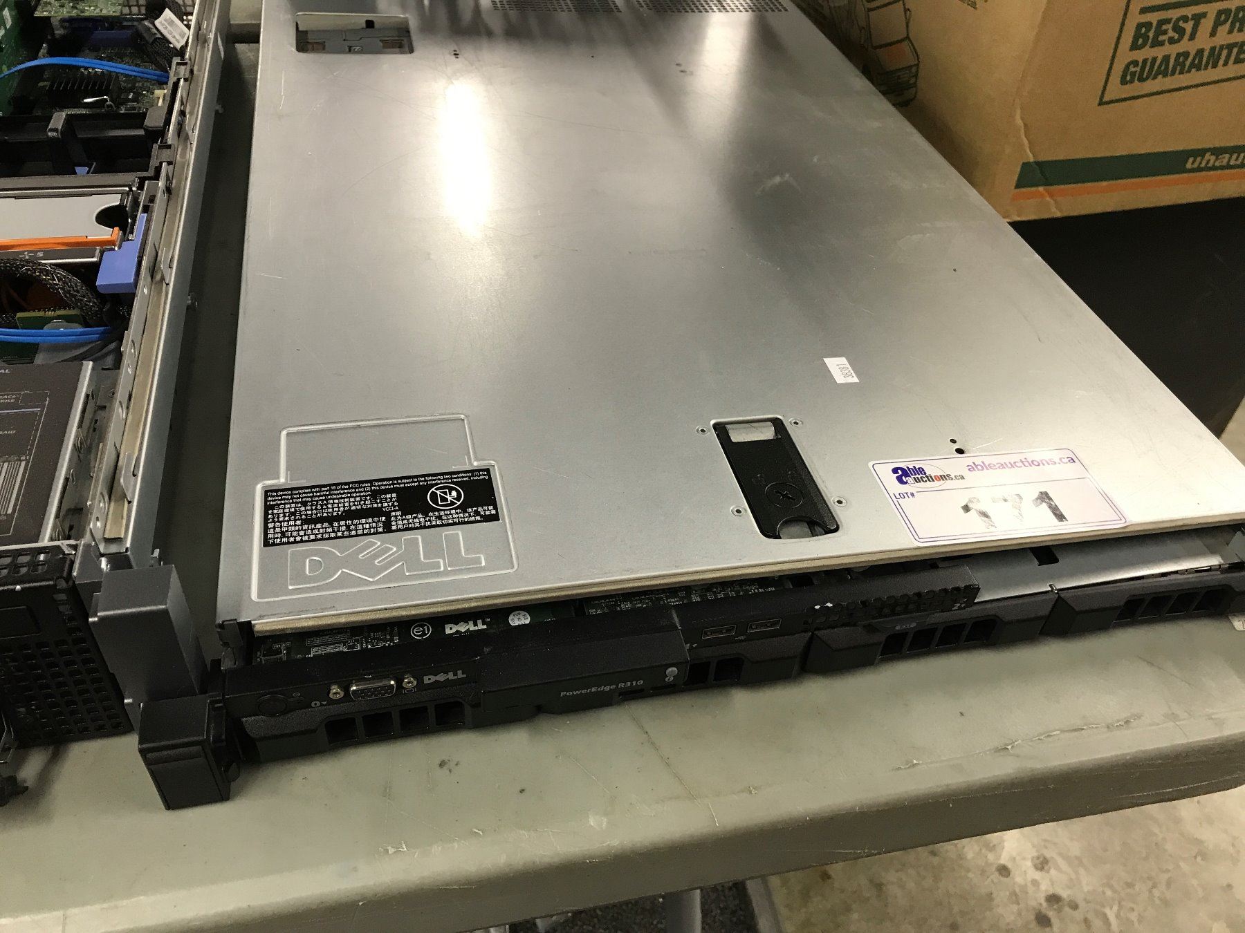 DELL POWEREDGE R310 XEON RACK MOUNT SERVER, NO DRIVES