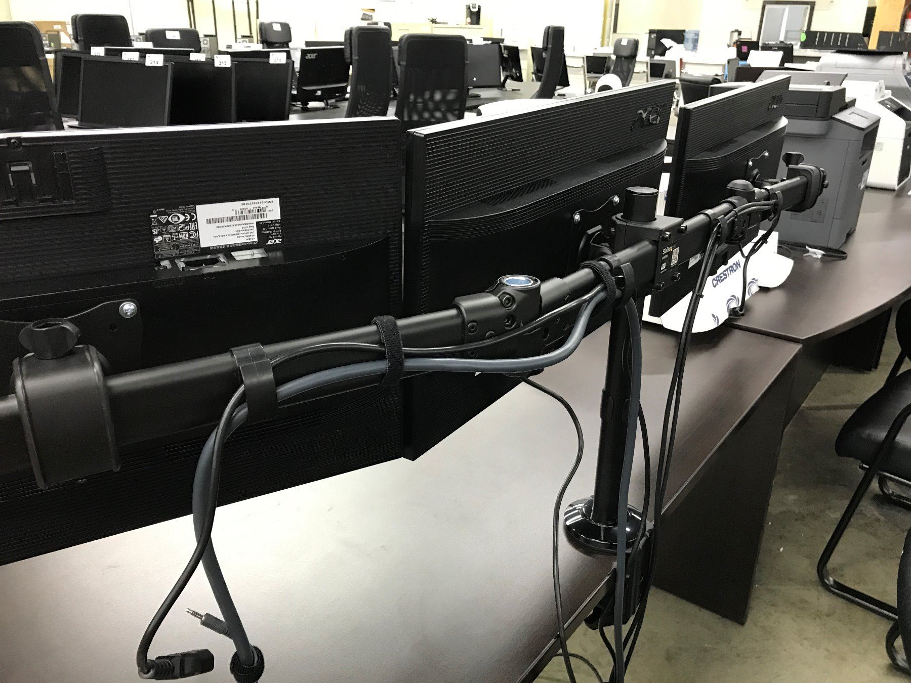 3 ACER MONITORS AND 1 DESKTOP MONITOR STAND - Able Auctions