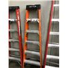 Image 1 : ORANGE 6' FOLDING LADDER