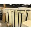 Image 1 : 6 BLACK FLOOR LAMPS