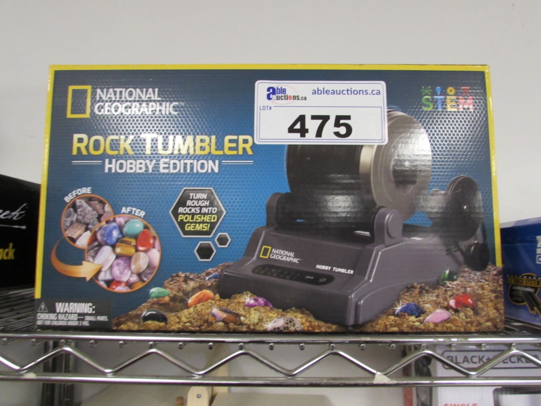 National Geographic Hobby Rock Tumbler Kit Jewelry Fastenings Educational Guide | Acquisti Online su National Geographic Hobby Rock Tumbler Kit Jewelry Fastenings Educational Guide | Acquisti Online su