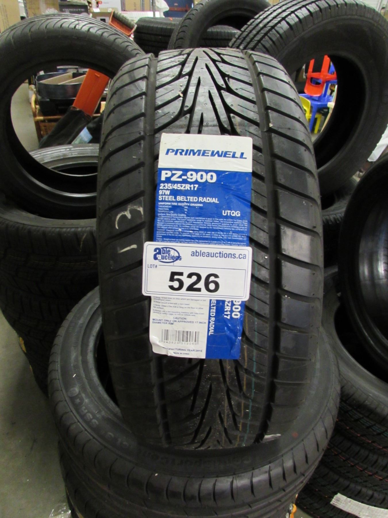PRIMEWELL PZ-900 235/45ZR17 97W STEEL BELTED RADIAL TIRE ($5 ECO FEE ...