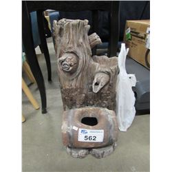 DECORATIVE LOG WATER FOUNTAIN