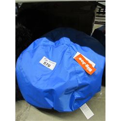 BLUE BIG JOE BEAN BAG CHAIR