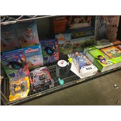 OWLEEZ, PJMASKS WATCHES, SPEAK OUT GAME, LEAP FROG LEAP READER MEGA PACK, BOP IT, RECON WATCH,