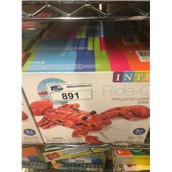 5 INTEX RIDE-ON REALISTIC LOBSTER FLOATS