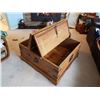 Image 2 : SOLID PINE COFFEE TABLE WITH KEYS & STORAGE
